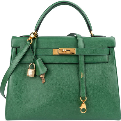 Hermès veau Courchevel Leather Kelly Sellier 32 Handbag