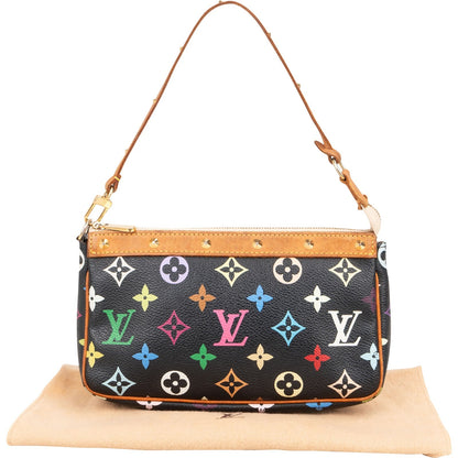 Louis Vuitton Canvas Monogram Multicolor Pochette Accessoires Handbag