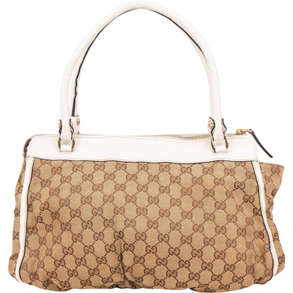 Gucci Monogram GG Canvas Abbey D-Ring Tote Shoulder Bag