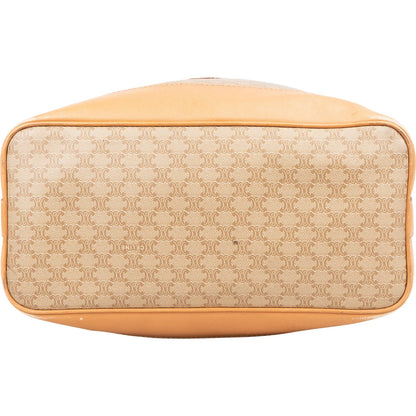 Céline Macadam Monogram Bucket Drawstring Shoulder Bag