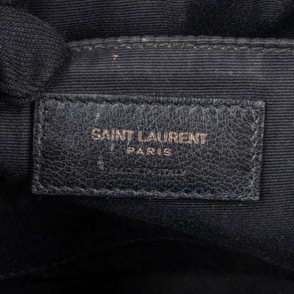 Saint Laurent Croc-Embossed Leather Lou Camera Crossbody Bag