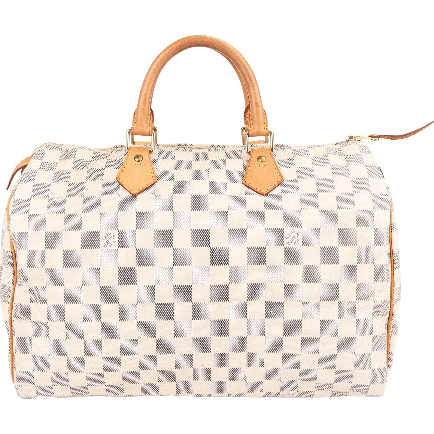 Louis Vuitton Monogram Damier Azur Canvas Speedy 35 Handbag