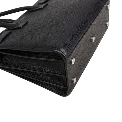 Saint Laurent Grained Leather Sac de Jour Handbag