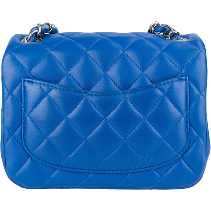 Chanel Quilted Lambskin Mini Single Flap Crossbody Bag