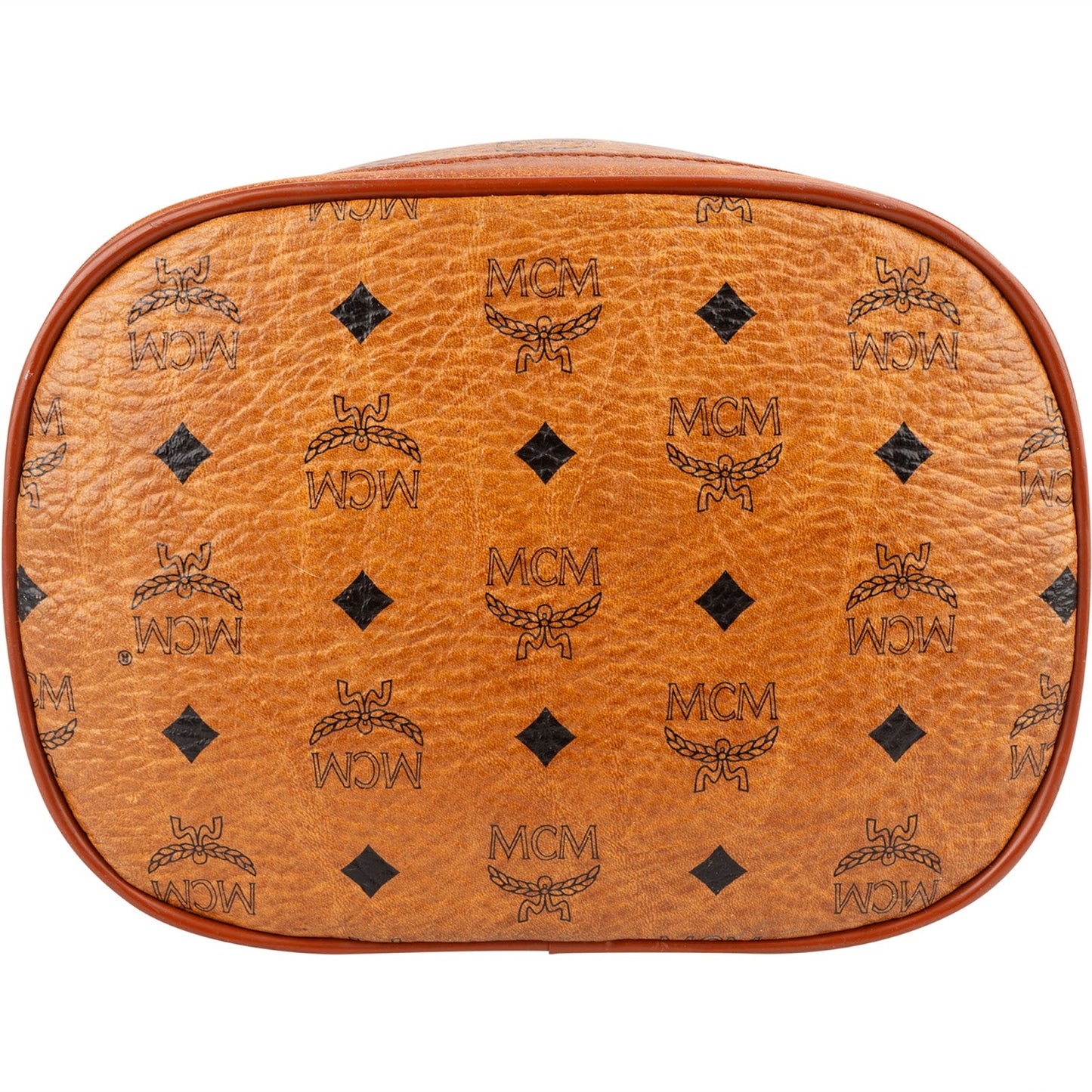 MCM Monogram Visetos Drawstring Bucket Crossbody Bag