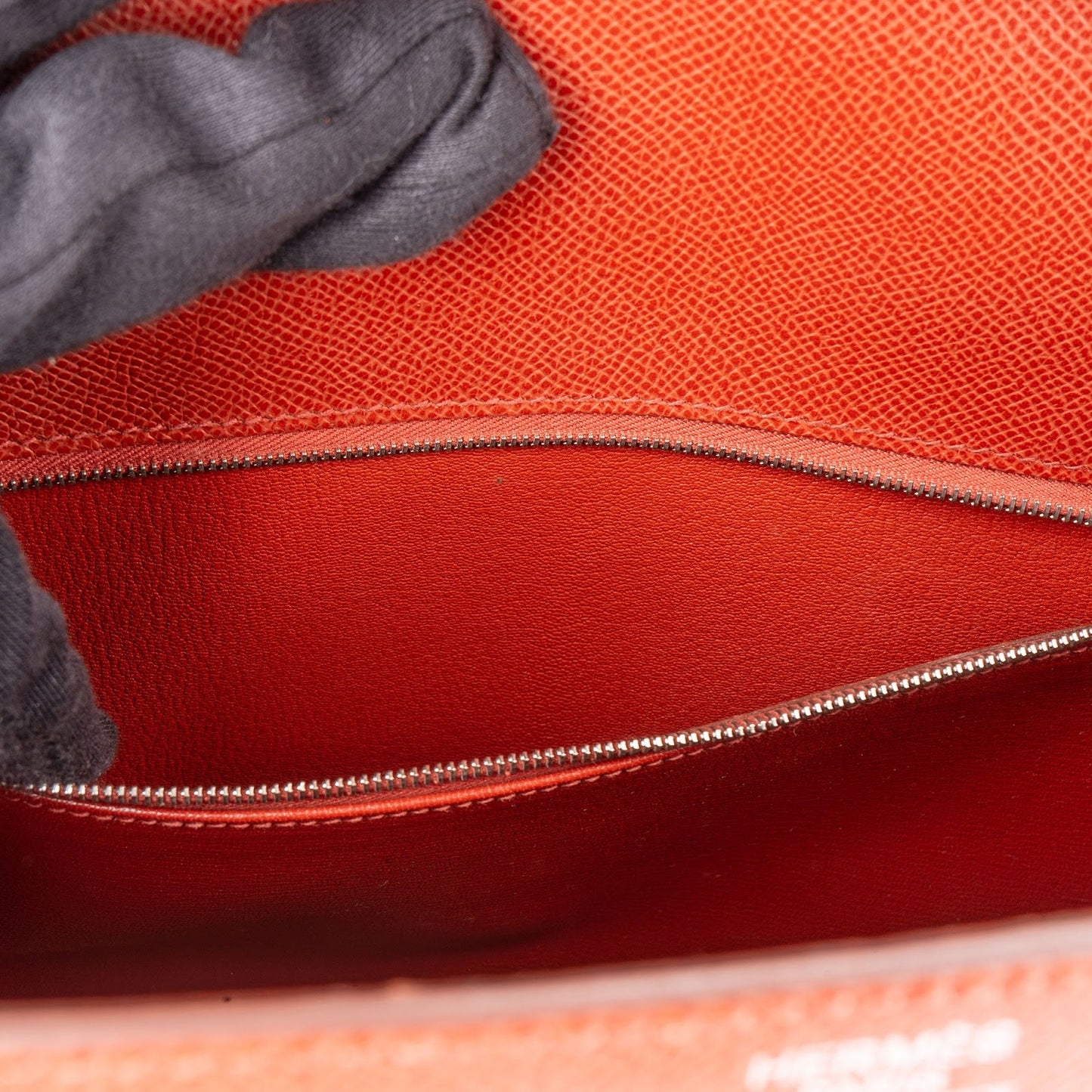 Hermès Epsom Leather Kelly Palladium 35 Sellier Handbag