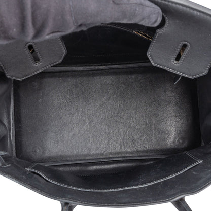 Hermès Noir Swift Leather Birkin 30 Handbag