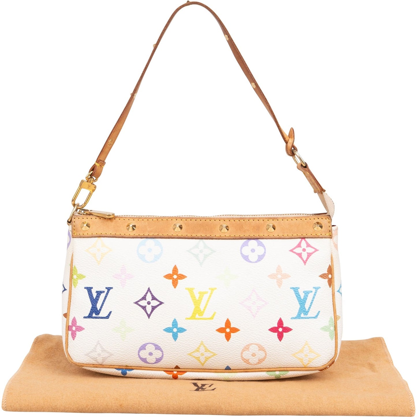 Louis Vuitton Monogram Murakami Multicolor Pochette Accessoires Handbag