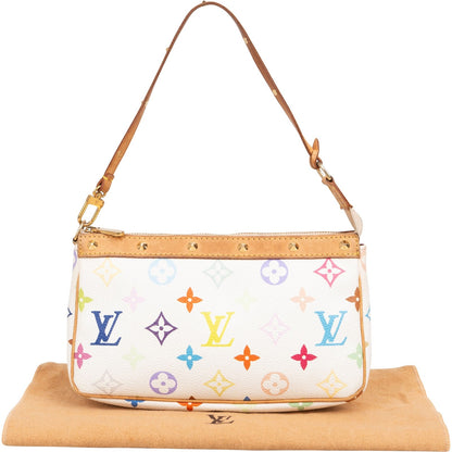 Louis Vuitton Monogram Murakami Multicolor Pochette Accessoires Handbag
