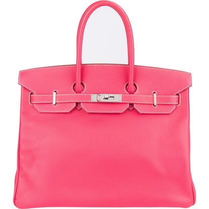 Hermès Pink Candy Epsom Leather Birkin 35 Handbag