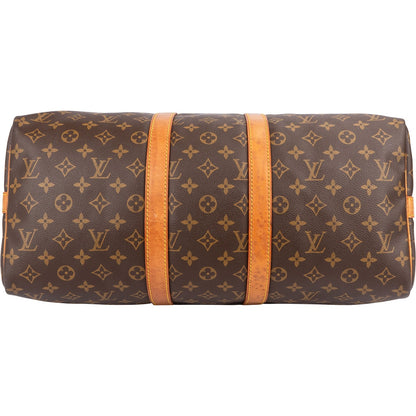 Louis Vuitton Monogram Canvas Keepall 45 Bandoulière Travel Bag