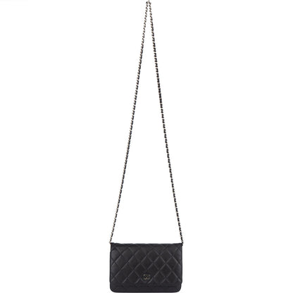 Chanel Quilted Lambskin Wallet On Chain Crossbody Bag