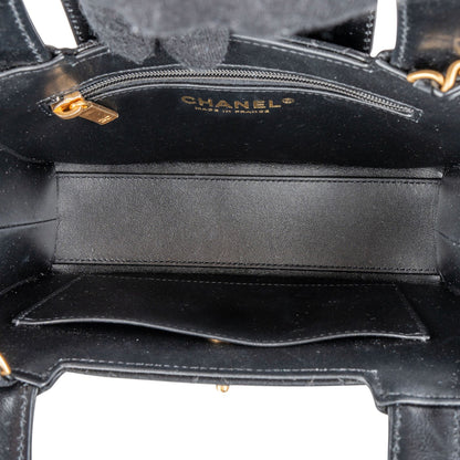 Chanel  Quilted Lambskin Kelly Top Handle Small Crossbody Handbag