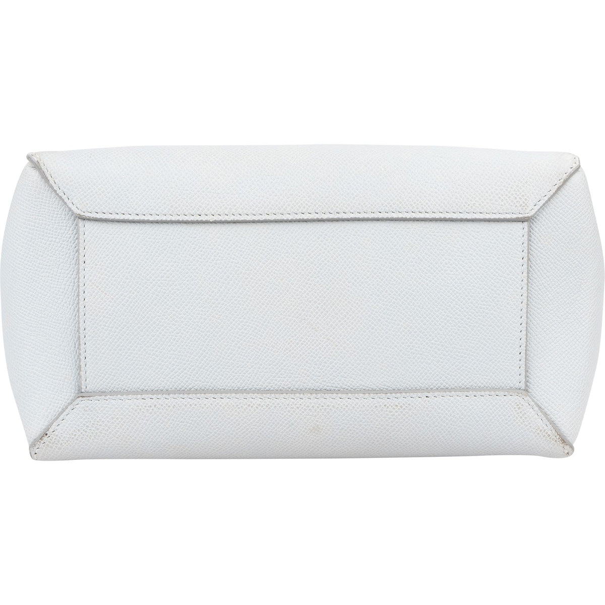 Céline Light Blue Leather Grained Calfskin Nano Belt Handbag