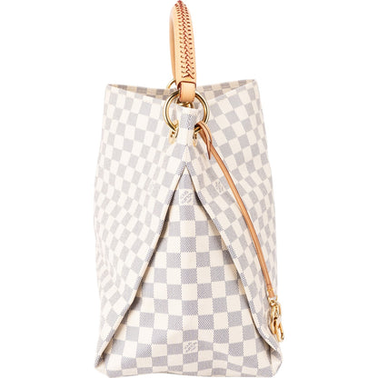 Louis Vuitton Monogram Damier Azur Canvas Artsy MM Shoulder Bag