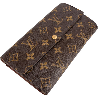 Louis Vuitton Monogram Canvas Sarah Wallet