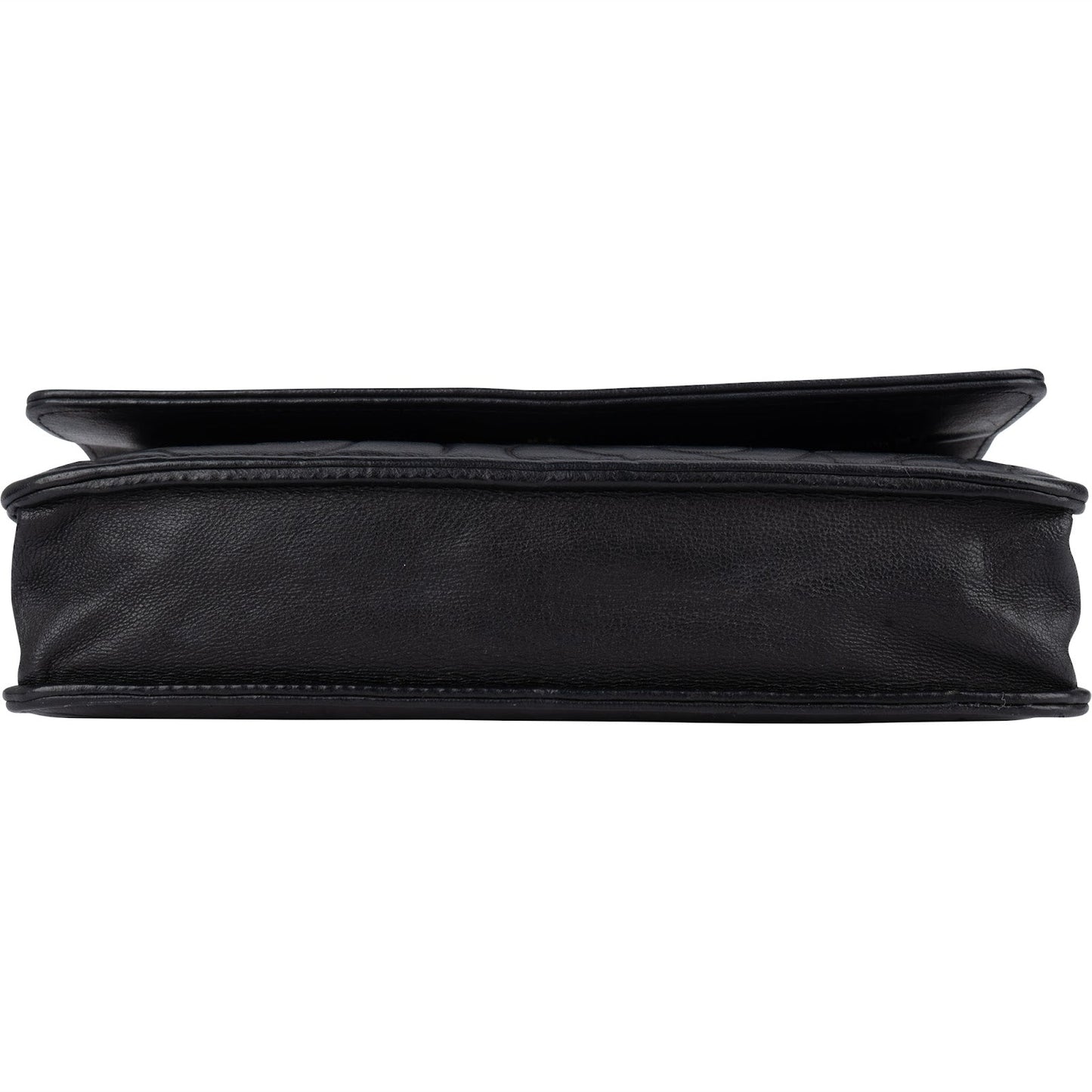 Chanel Embossed Leather Camellia Wallet On Chain Crossbody Bag