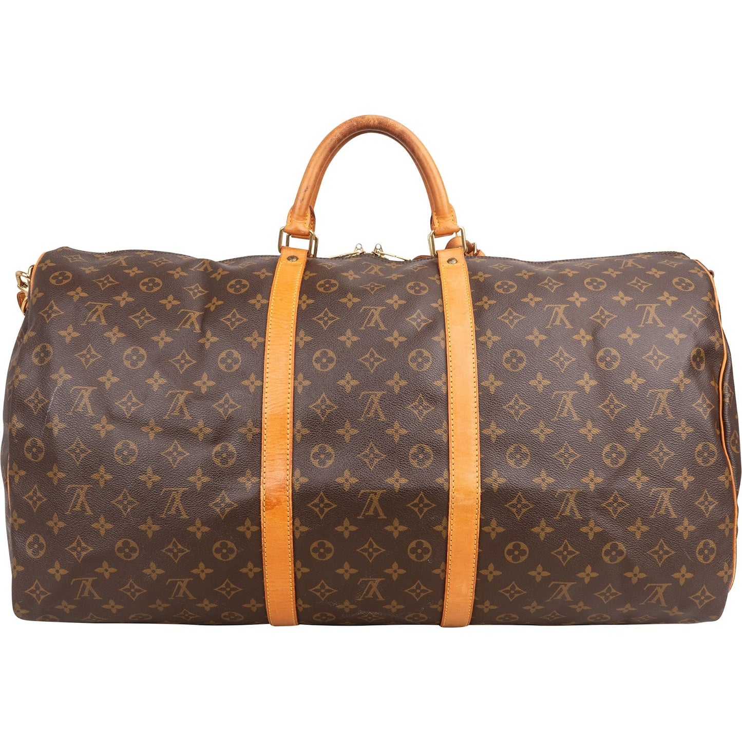 Louis Vuitton Monogram Canvas Keepall 60 Bandoulière Travel Bag