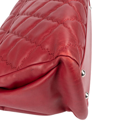 Chanel Quilted Lambskin Diamond Stitch Hampton Flap Jumbo Flap Crossbody Bag