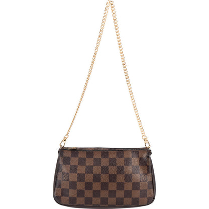 Louis Vuitton Monogram Damier Ebene Navona Pochette Shoulder Bag