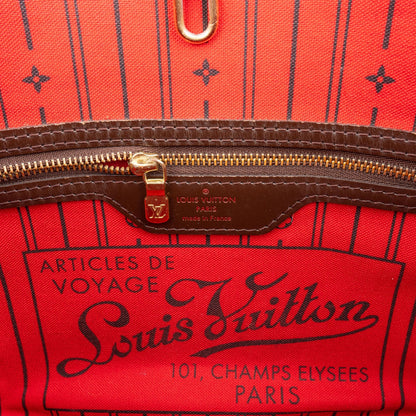 Louis Vuitton Monogram Damier Ebene Canvas Neverfull PM Shoulder Bag