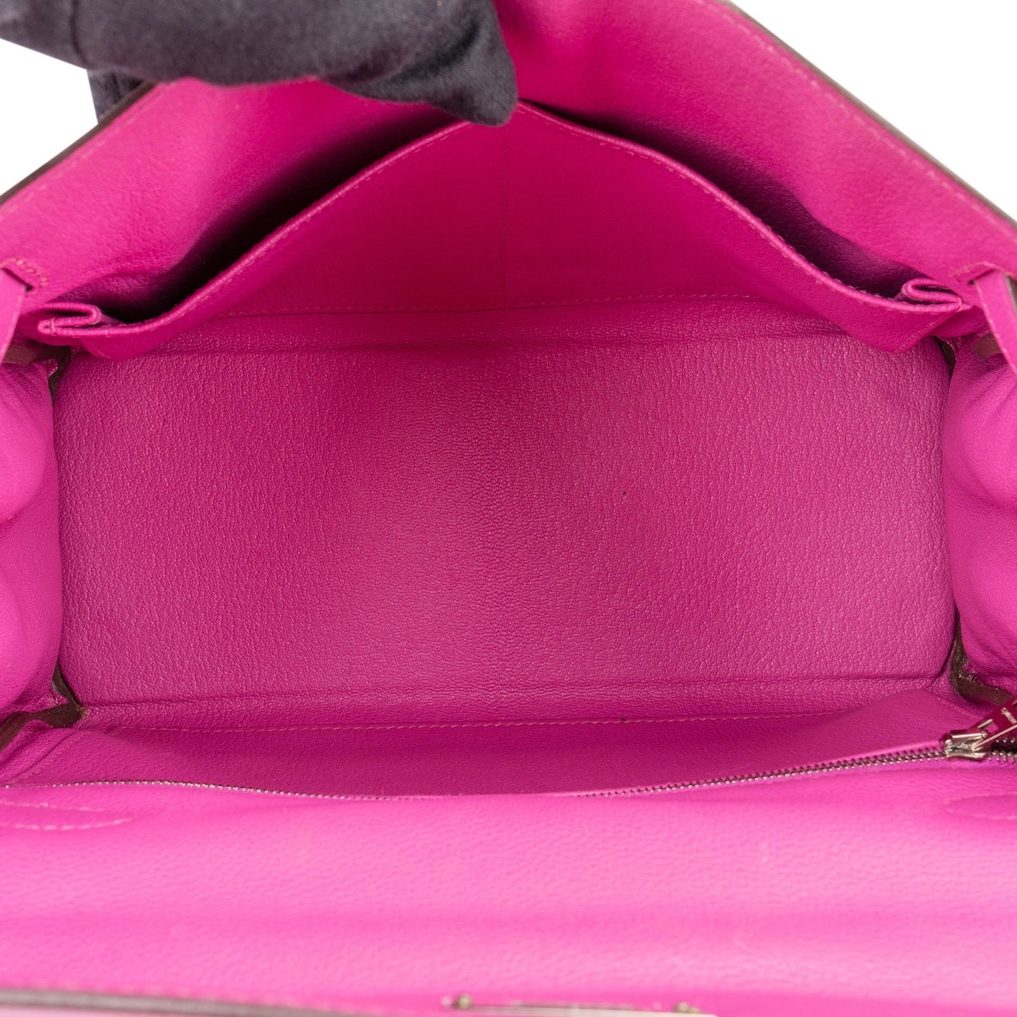 Hermès Pink Chevre Leather Palladium Kelly 28 Handbag