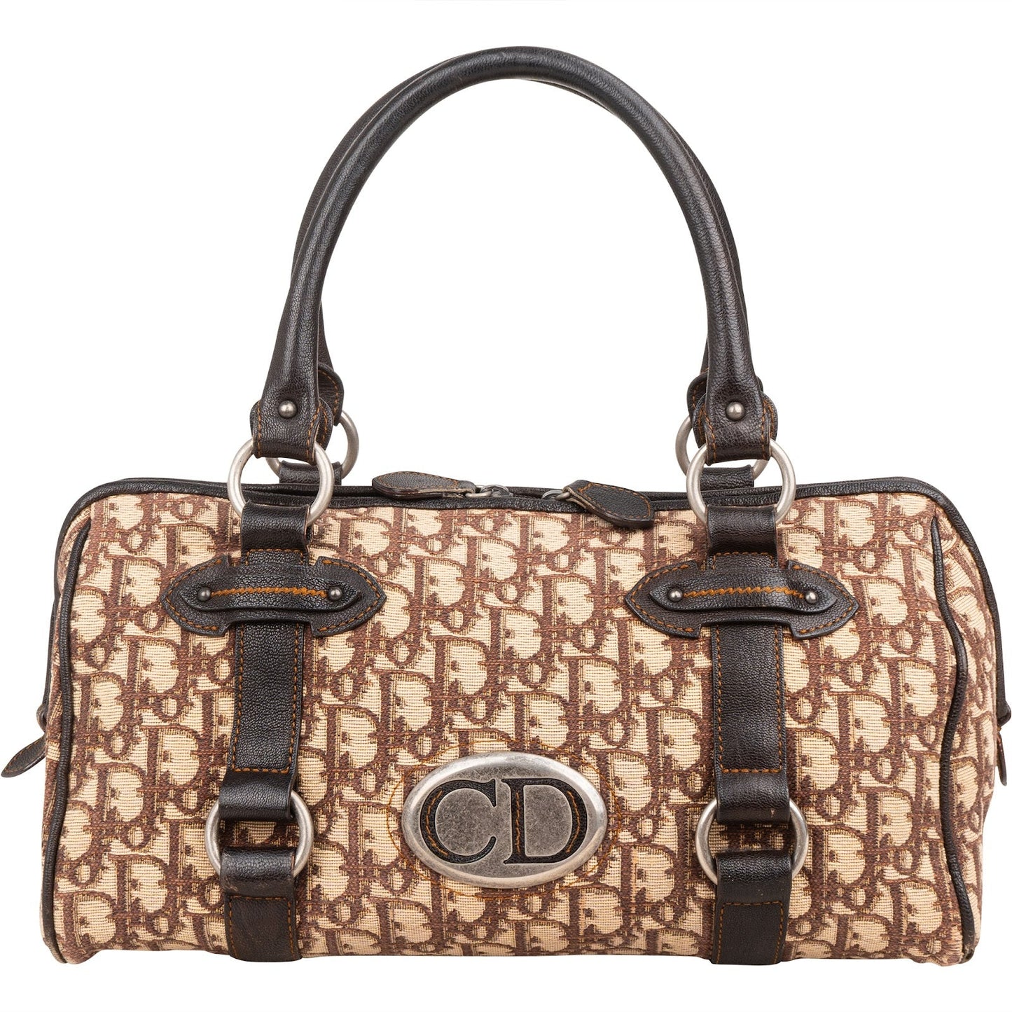 Christian Dior Monogram Trotter Hardcore Boston 30 Handbag