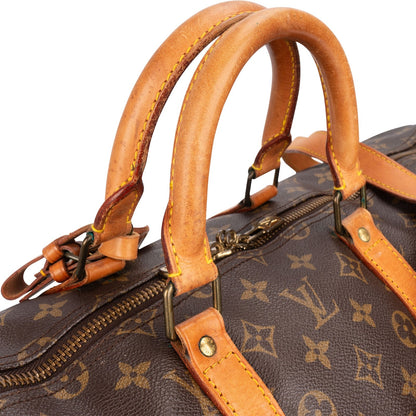 Louis Vuitton Monogram Canvas Keepall 55 Bandoulière Travel Bag