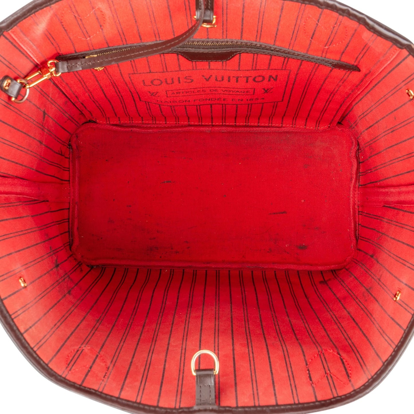 Louis Vuitton Monogram Damier Ebene Neverfull MM Shoulder Bag