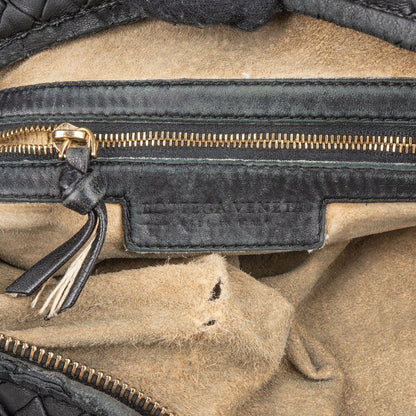 Bottega Intrecciato Leather Belly Hobo Shoulder Bag