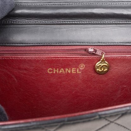 Chanel Quilted Lambskin  Medium Single Flap Shoulder Bag