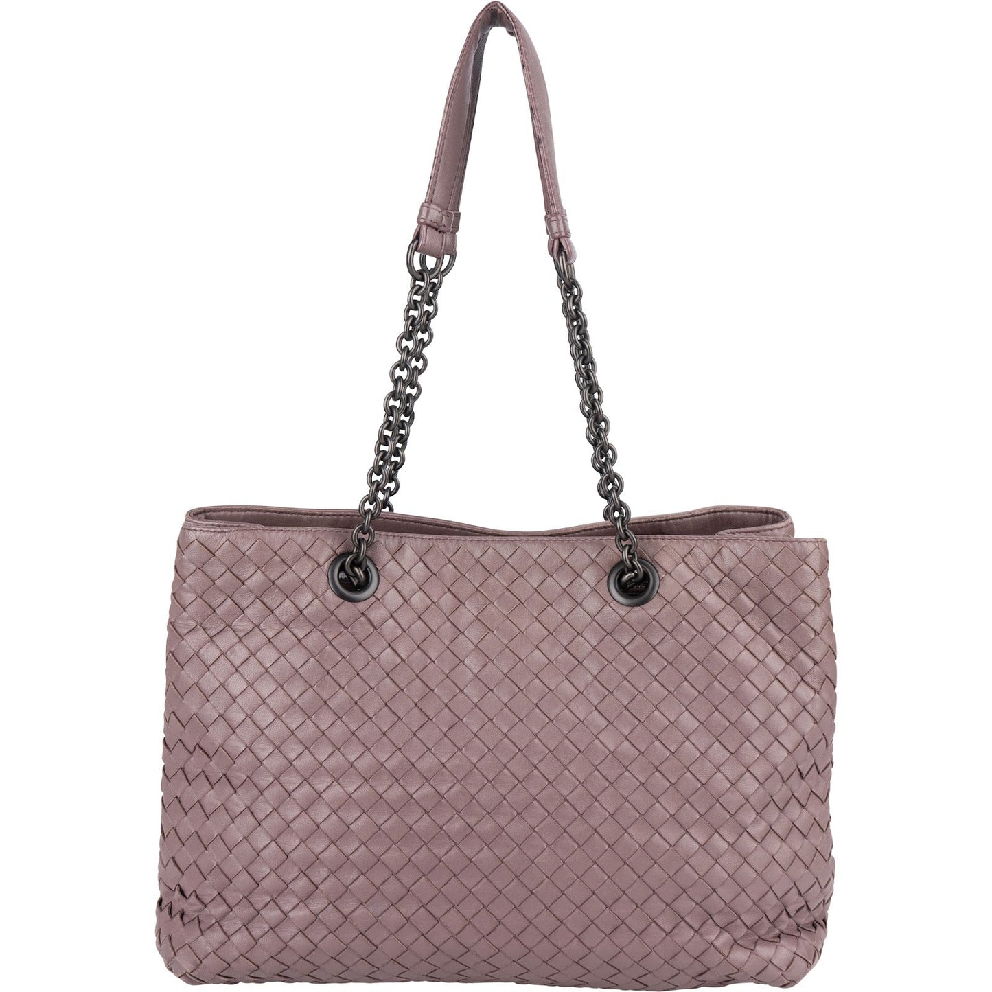 Bottega Veneta Intrecciato Leather Chain Tote Shoulder Bag