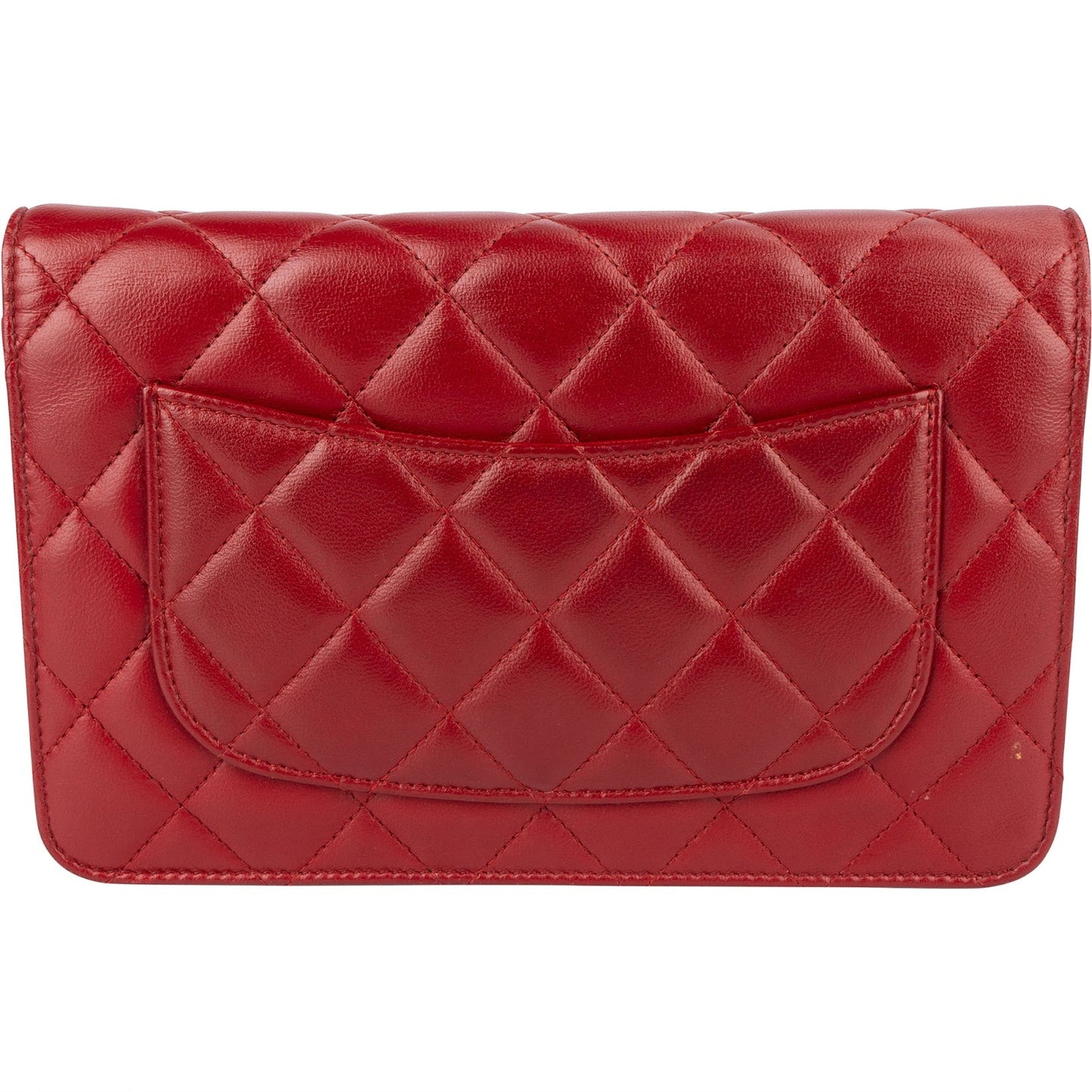 Chanel Quilted Lambskin Wallet On Chain Crossbody Bag