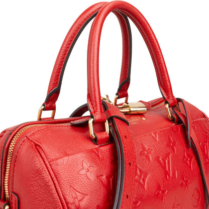 Louis Vuitton Leather Monogram Empreinte Speedy 25 Bandoulière Handbag