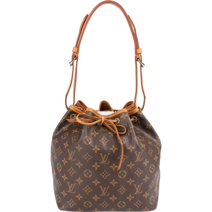 Louis Vuitton Monogram Canvas Sac Noé Petit Shoulder Bag