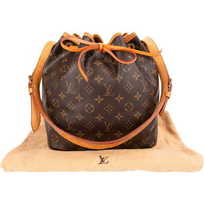 Louis Vuitton Monogram Canvas Sac Noé Petit Shoulder Bag