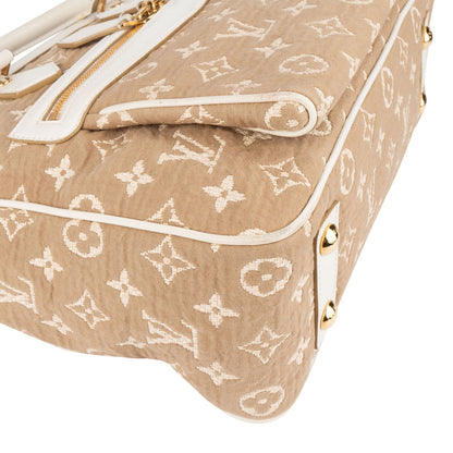Louis Vuitton Denim Monogram Cabas Sabbia MM Handbag