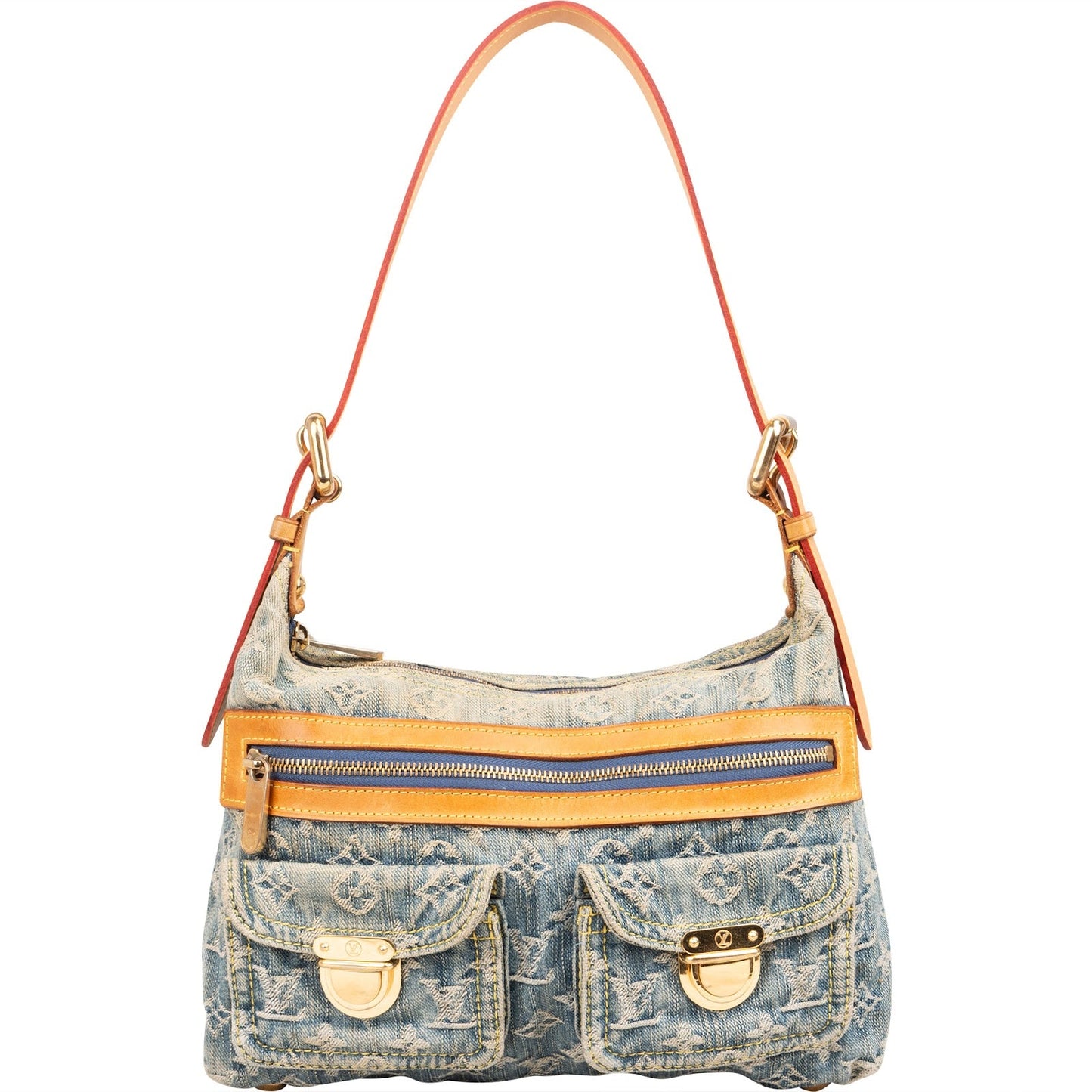 Louis Vuitton Monogram Denim Baggy PM Shoulder Bag