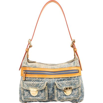 Louis Vuitton Monogram Denim Baggy PM Shoulder Bag