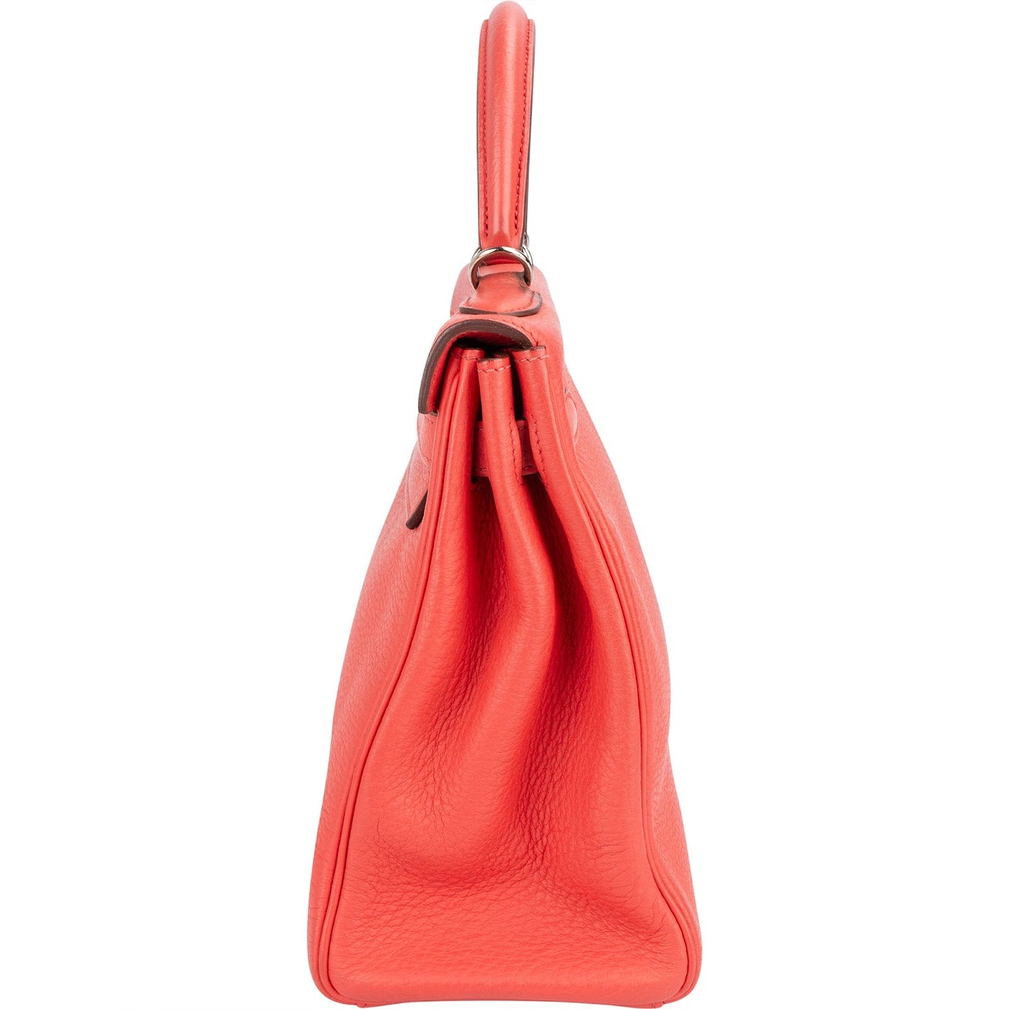 Hermès Grained Togo Leather Palladium Kelly Retourne 32 Handbag