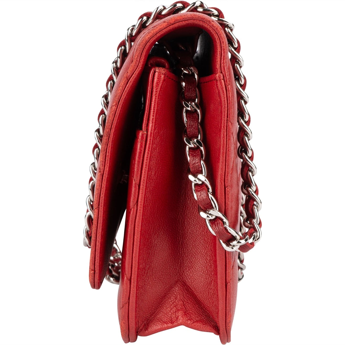 Chanel Quilted Lambskin Wallet on Chain Crossbody Bag