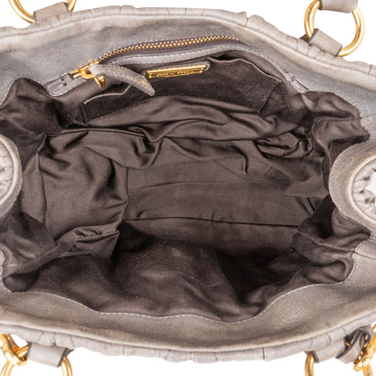 Miu Miu Matelassé Leather City Handbag