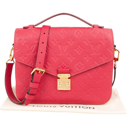 Louis Vuitton Leather Monogram Empreinte Pochette Métis Handbag