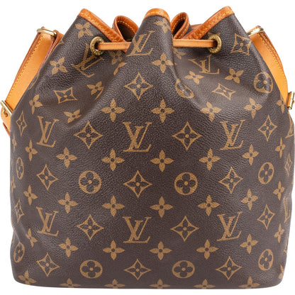 Louis Vuitton Monogram Canvas Sac Noé Petit Shoulder Bag