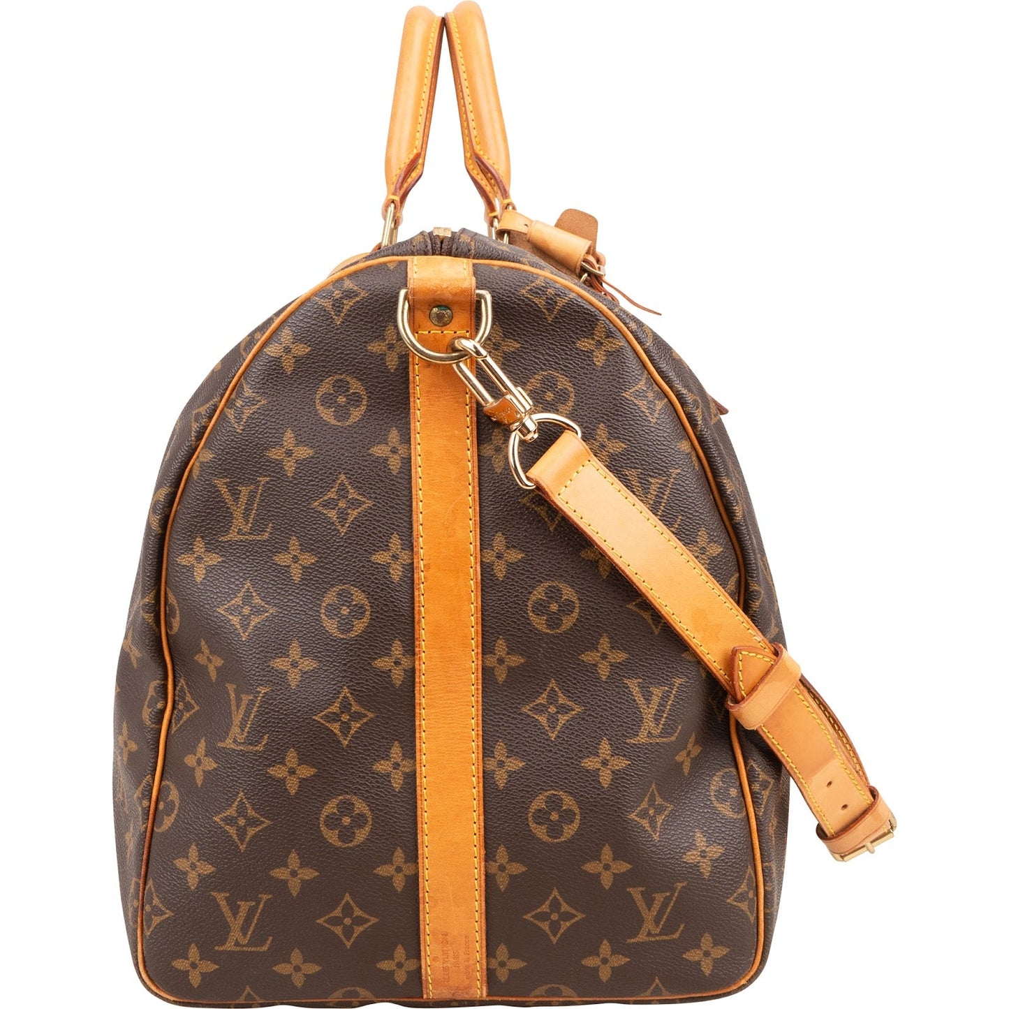Louis Vuitton Monogram Canvas Keepall 55 Bandoulière Travel Bag