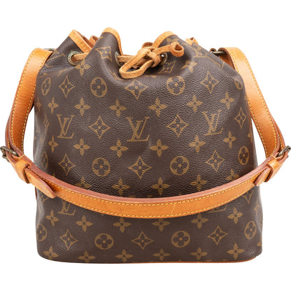Louis Vuitton Monogram Canvas Sac Noé Petit Shoulder Bag