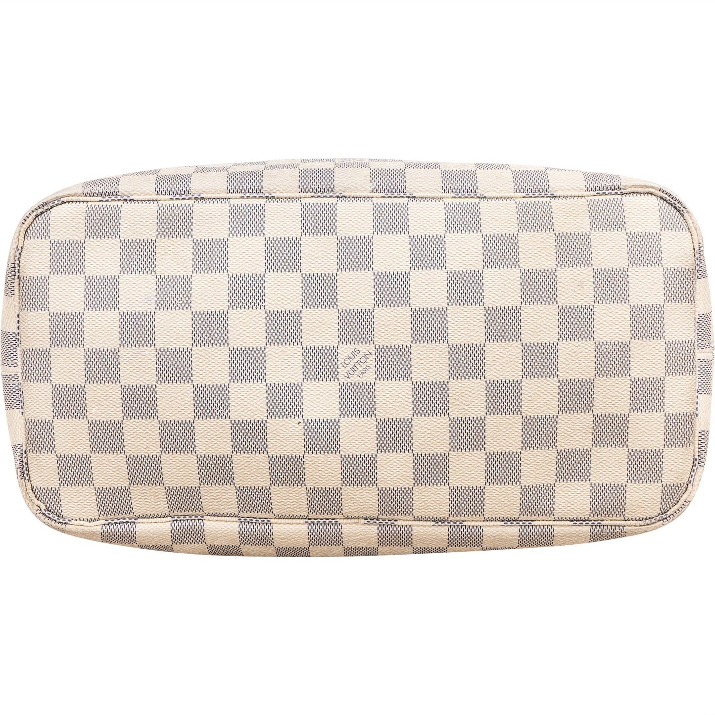 Louis Vuitton Monogram Damier Azur Neverfull MM Shoulder Bag