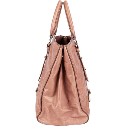 Miu Miu Vitello Lux Leather Handbag