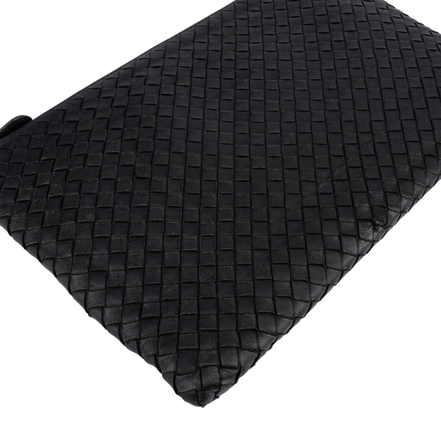 Bottega Veneta Intrecciato Leather Clutch
