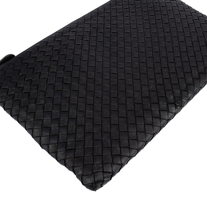 Bottega Veneta Intrecciato Leather Clutch